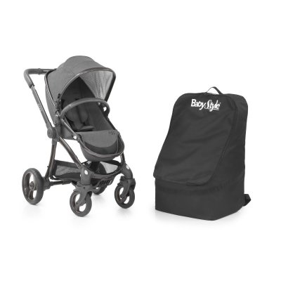 BabyStyle cestovní taška na kočárek/autosedačku - Black - obrázek