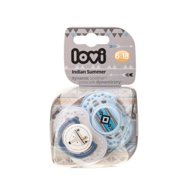 Lovi dudlík sil. dynam. 2 ks Indian Summer - 3 - 6 m, chlapec - obrázek