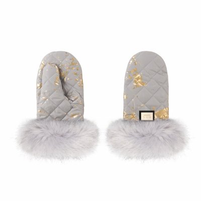 Bjällra of Sweden rukavice na kočárek - Golden Grey