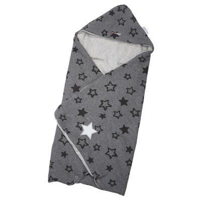 Little Angel zavinovačka multifunkční Hvězda Outlast® - Šedý melír/šedý melír - obrázek