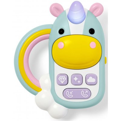 Skip Hop hračka hudební telefon 6m+ - Jednorožec