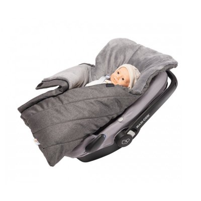 Diago fusak do autosedačky Deluxe - Šedá