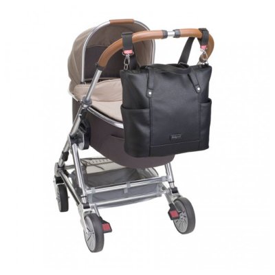Babymel Rosie Vegan Leather přebalovací taška - Black - obrázek