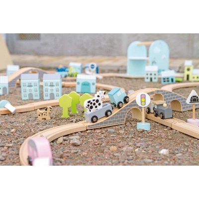 JaBaDaBaDo autodráha set - Modrá - obrázek