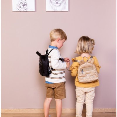 Childhome dětský batoh My First Bag - Puffered Beige - obrázek