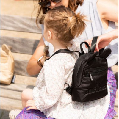 Childhome dětský batoh My First Bag - Puffered Black - obrázek