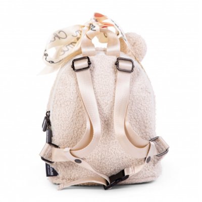 Childhome dětský batoh My First Bag - Teddy Off White - obrázek