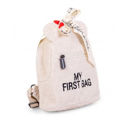 Childhome dětský batoh My First Bag - Teddy Off White - obrázek