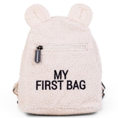 Childhome dětský batoh My First Bag - Teddy Off White