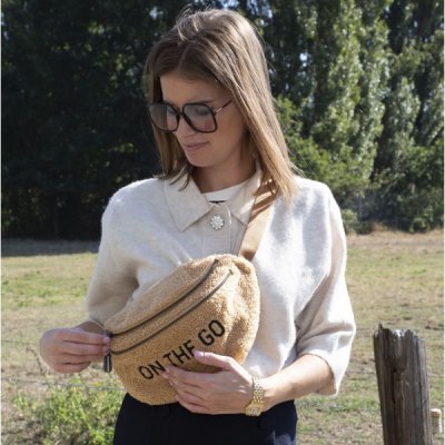 Childhome ledvinka On The Go - Teddy Beige - obrázek