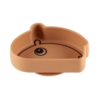 Done by Deer silikonová protiskluzová miska Ozzo - Horčicová - obrázek