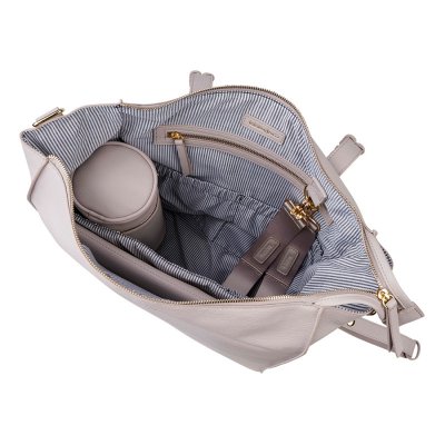 BabaBing přebalovací taška/batoh Lucia - Grey Blush Leatherette - obrázek