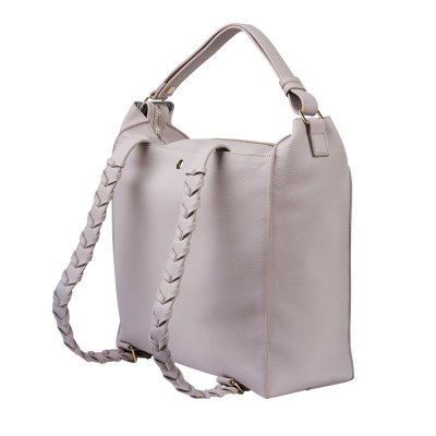 BabaBing přebalovací taška/batoh Lucia - Grey Blush Leatherette - obrázek