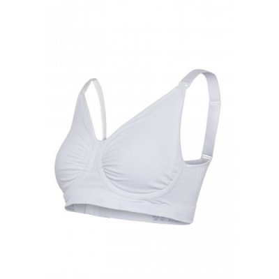 Carriwell mateřská a kojící podprsenka s Carri - Gel kosticemi - XL bílá