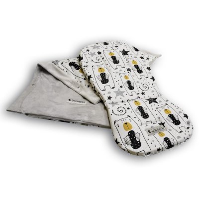 Babiness celoroční deka s výplní - Modrý medvídek - obrázek