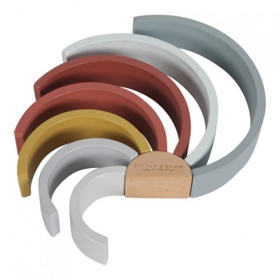 Little Dutch skládačka duha - Pure & Nature - obrázek