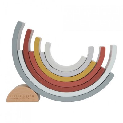 Little Dutch skládačka duha - Pure & Nature - obrázek