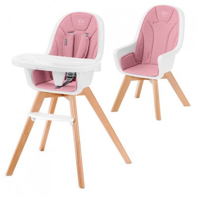 Kinderkraft jídelní židlička Tixi 2v1 - Pink