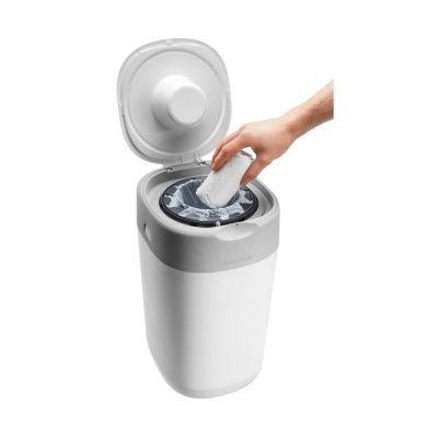 Tommee Tippee Sangenic koš na pleny Twist & Click - Bílý - obrázek
