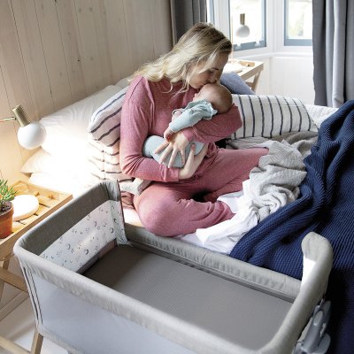 Joie Roomie Glide postýlka - Foggy Gray - obrázek