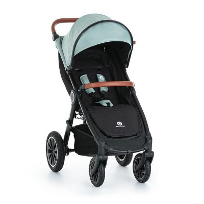 Petite&Mars Street+ stříška + polstrování Street+ - Iron Green - obrázek