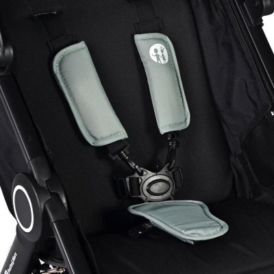 Petite&Mars Street+ stříška + polstrování Street+ - Iron Green - obrázek