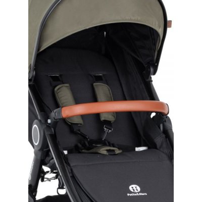 Petite&Mars Street+ stříška + polstrování Street+ - Mature Olive - obrázek