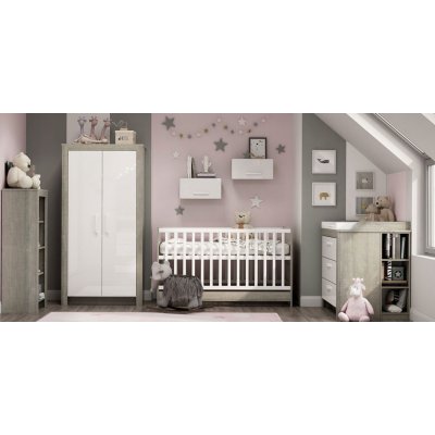 Todi komoda Cube - Grey/white - obrázek