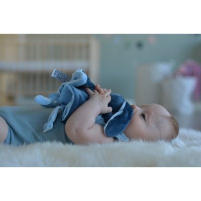 My Teddy můj zajíček muchláček - Modrý - obrázek