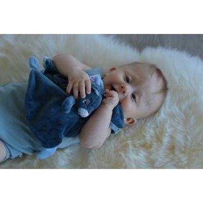 My Teddy můj zajíček muchláček - Modrý - obrázek