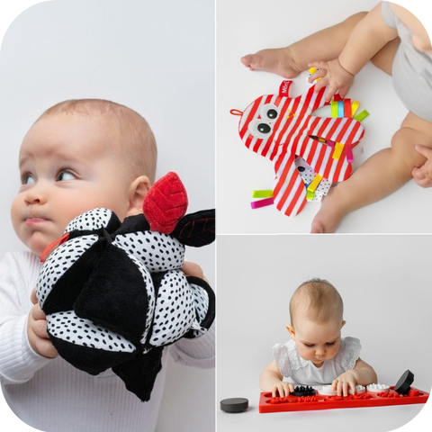 Kontrastní hračky Mom's Care 